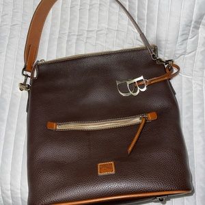 Dooney & Burke Pebble Grain Large Sac Purse